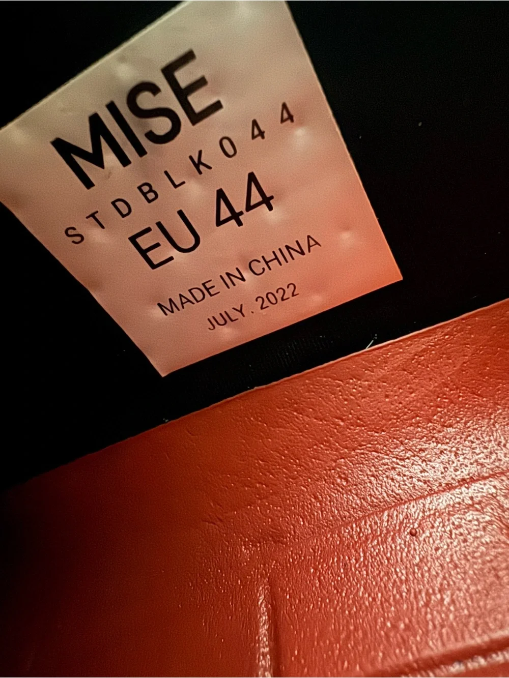 Mise The All Day Black Kitchen Shoes EU 44.  11M